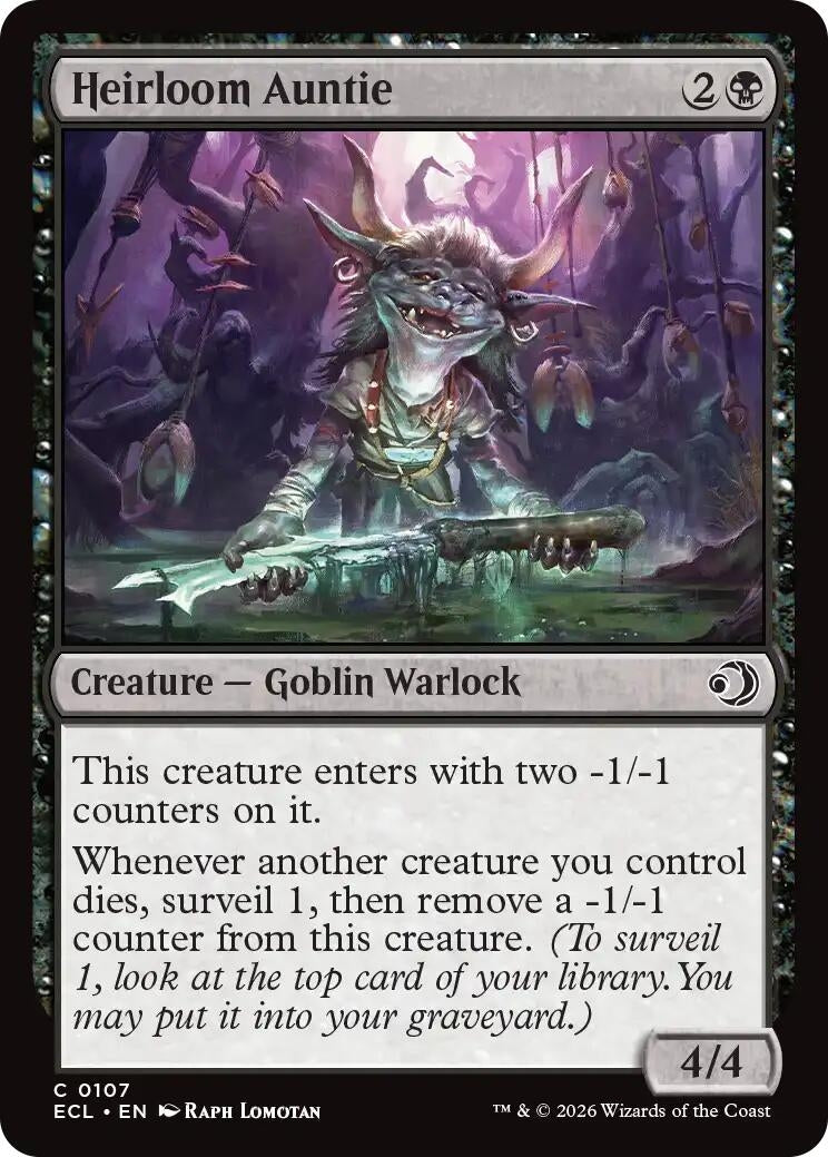Image for Heirloom Auntie (107) (ECL) - Magic: The Gathering