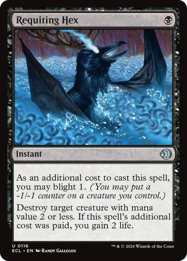 Image for Requiting Hex (116) (ECL) - Magic: The Gathering