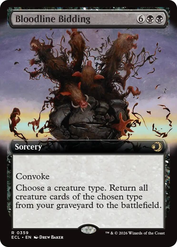 Image for Bloodline Bidding (Extended Art) (359) (ECL) - Magic: The Gathering