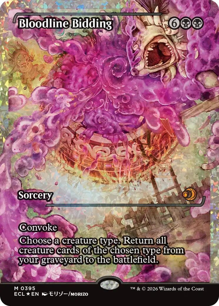 Image for Bloodline Bidding (Showcase) (Fracture Foil) (395) (ECL) - Magic: The Gathering