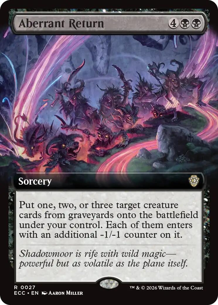 Image for Aberrant Return (Extended Art) (27) (ECC) - Magic: The Gathering