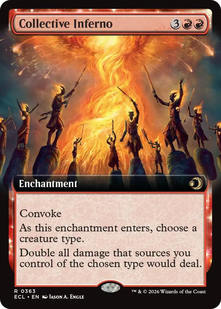 Image for Collective Inferno (Extended Art) (363) (ECL) - Magic: The Gathering