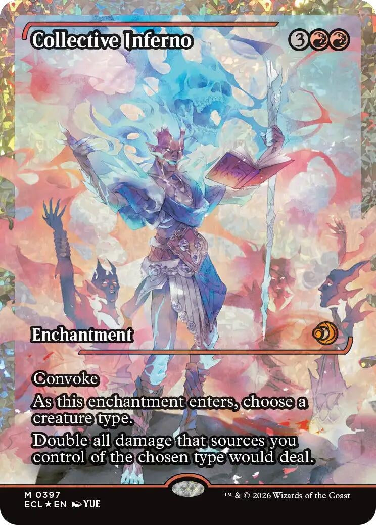 Image for Collective Inferno (Showcase) (Fracture Foil) (397) (ECL) - Magic: The Gathering