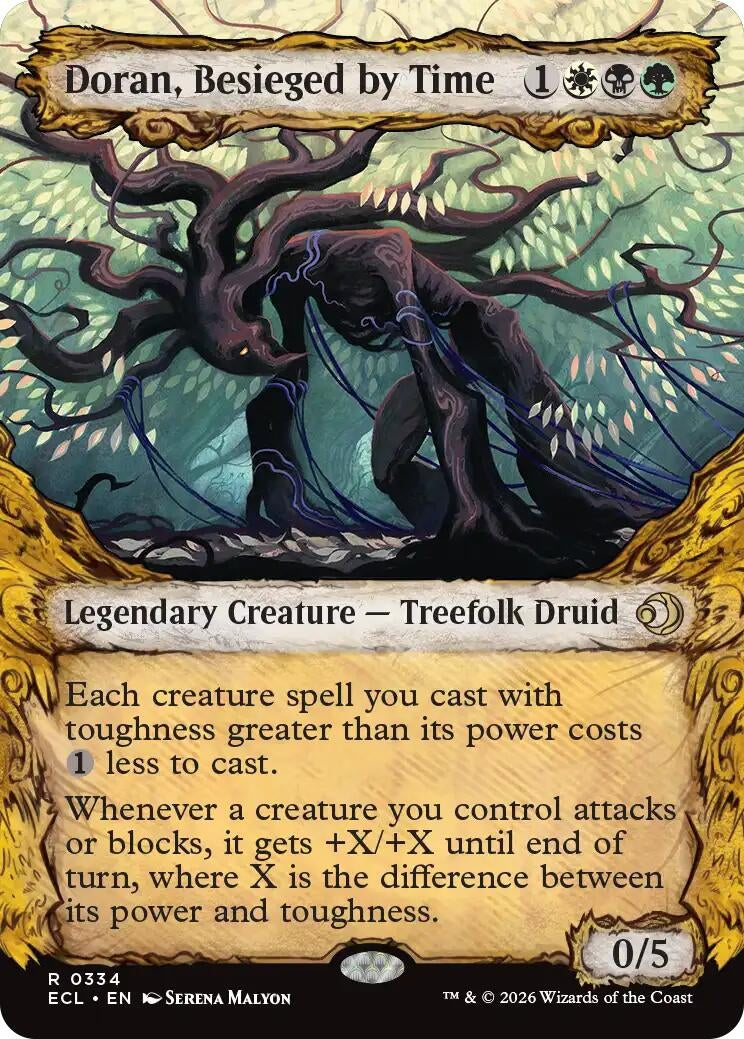Image for Doran, Besieged by Time (Showcase) (334) (ECL) - Magic: The Gathering