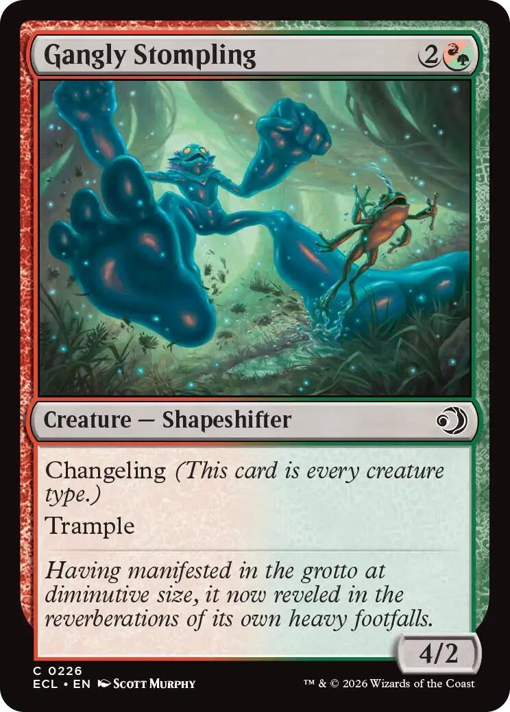 Image for Gangly Stompling (226) (ECL) - Magic: The Gathering