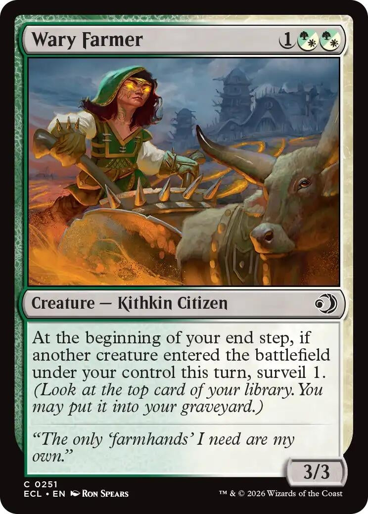 Image for Wary Farmer (251) (ECL) - Magic: The Gathering