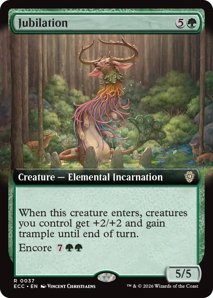 Image for Jubilation (Extended Art) (37) (ECC) - Magic: The Gathering