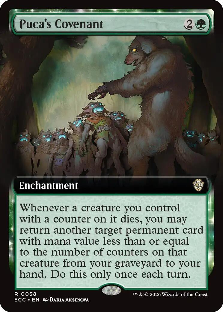 Image for Puca's Covenant (Extended Art) (38) (ECC) - Magic: The Gathering