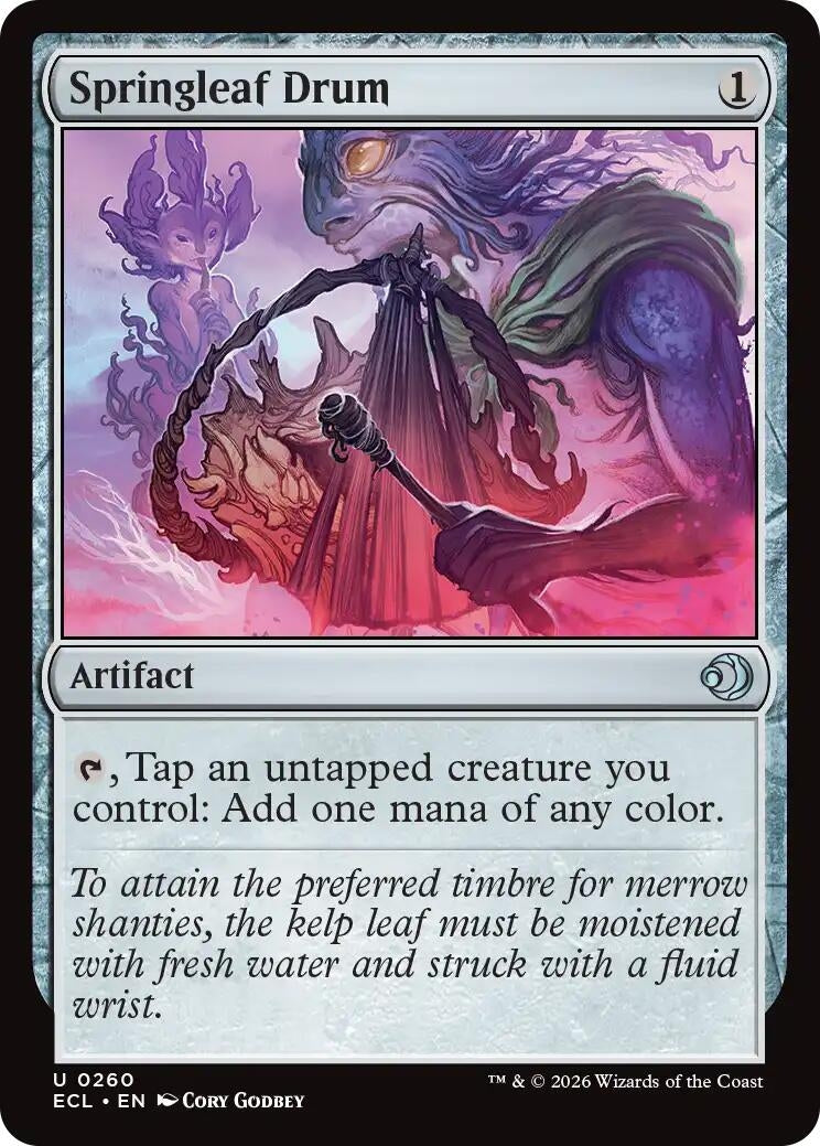 Image for Springleaf Drum (260) (ECL) - Magic: The Gathering