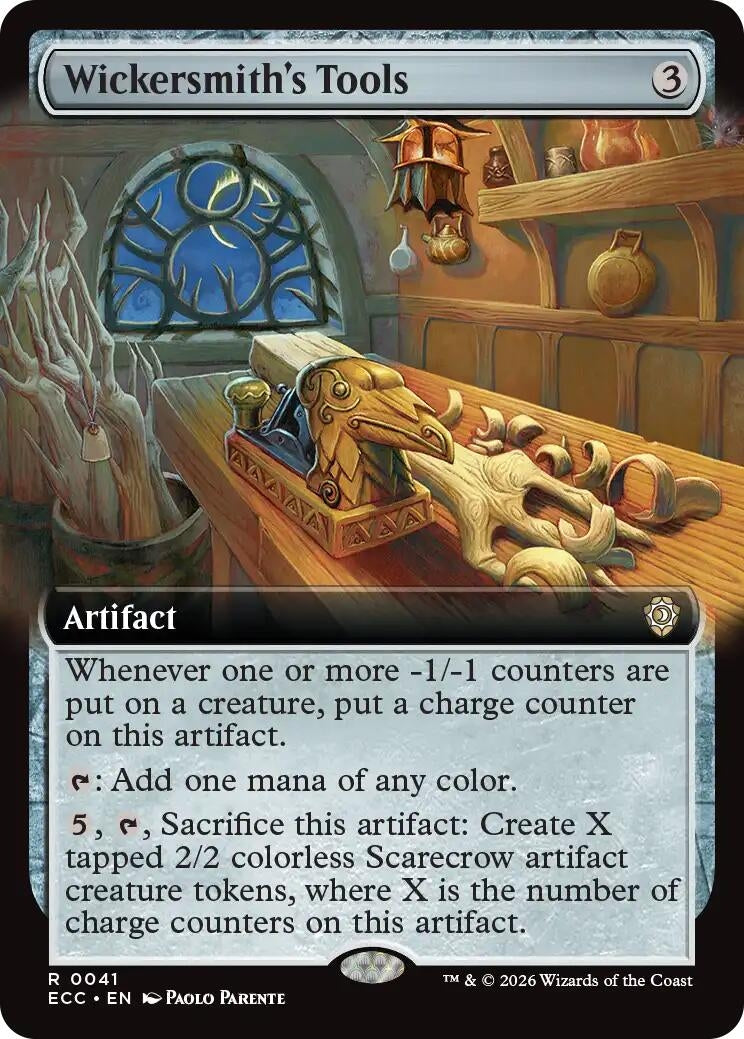 Image for Wickersmith's Tools (Extended Art) (41) (ECC) - Magic: The Gathering