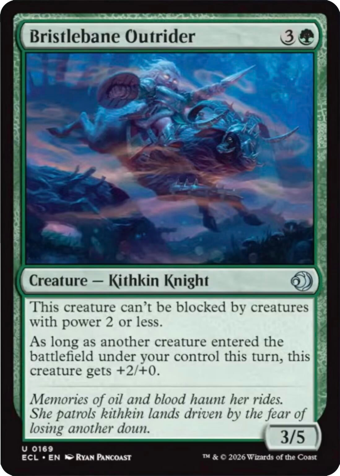 Image for Bristlebane Outrider (169) (ECL) - Magic: The Gathering