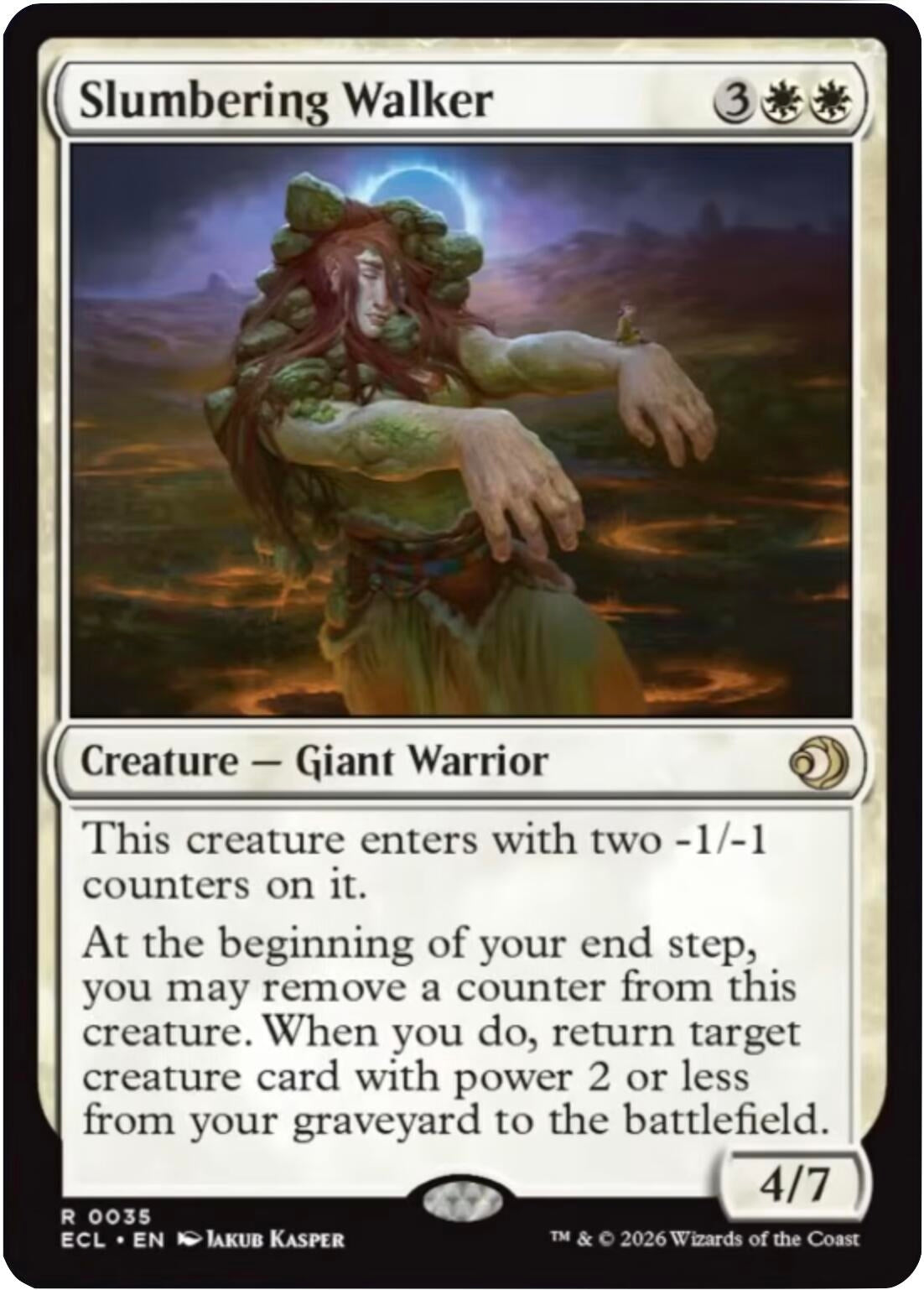 Image for Slumbering Walker (35) (ECL) - Magic: The Gathering