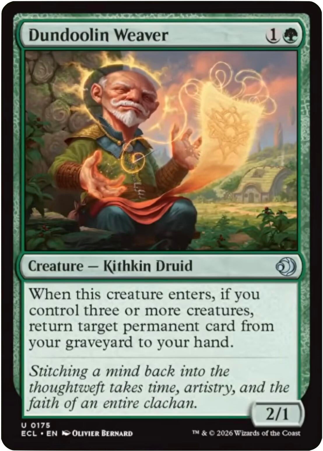 Image for Dundoolin Weaver (175) (ECL) - Magic: The Gathering