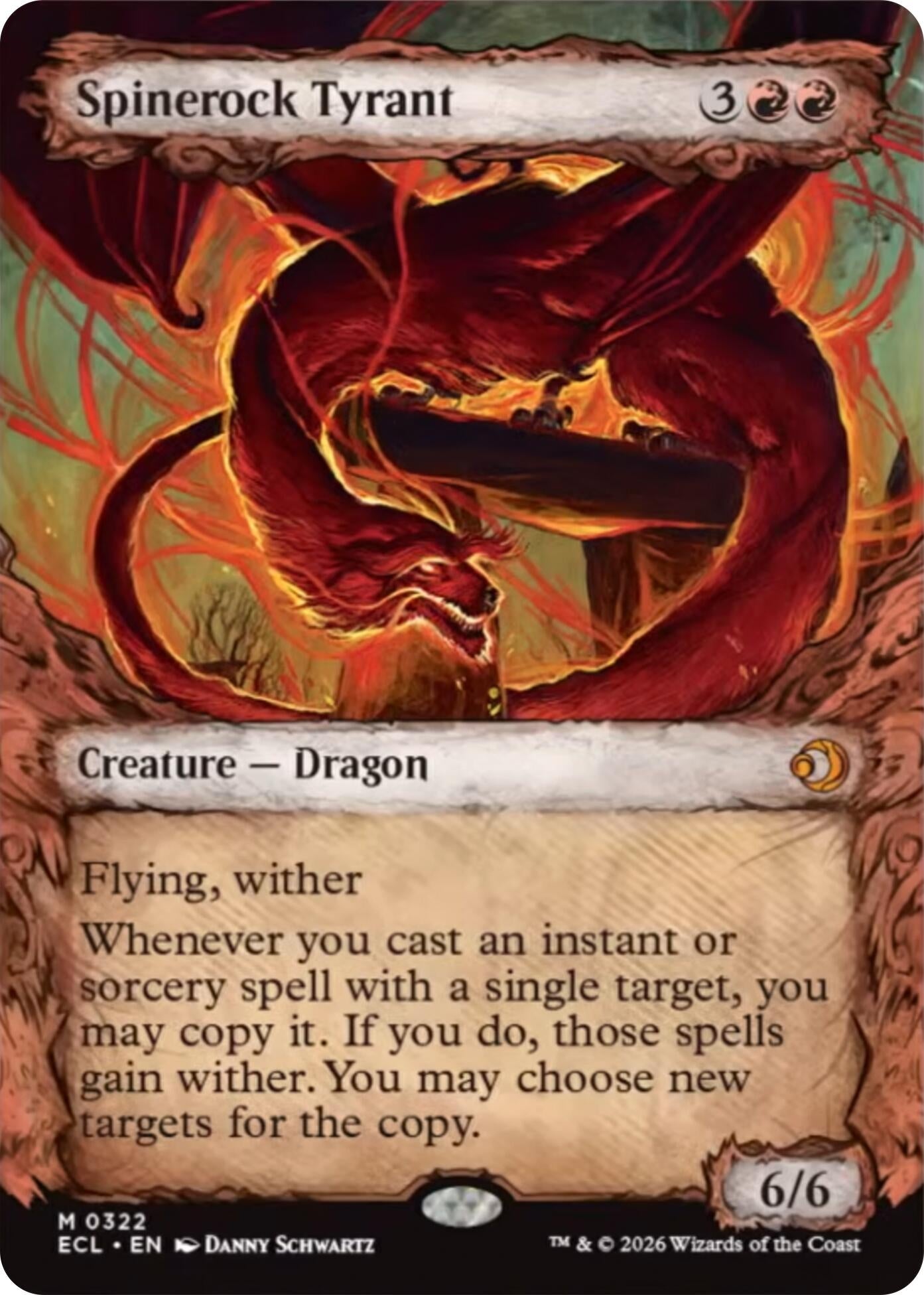 Image for Spinerock Tyrant (0322) (Showcase) (322) (ECL) - Magic: The Gathering