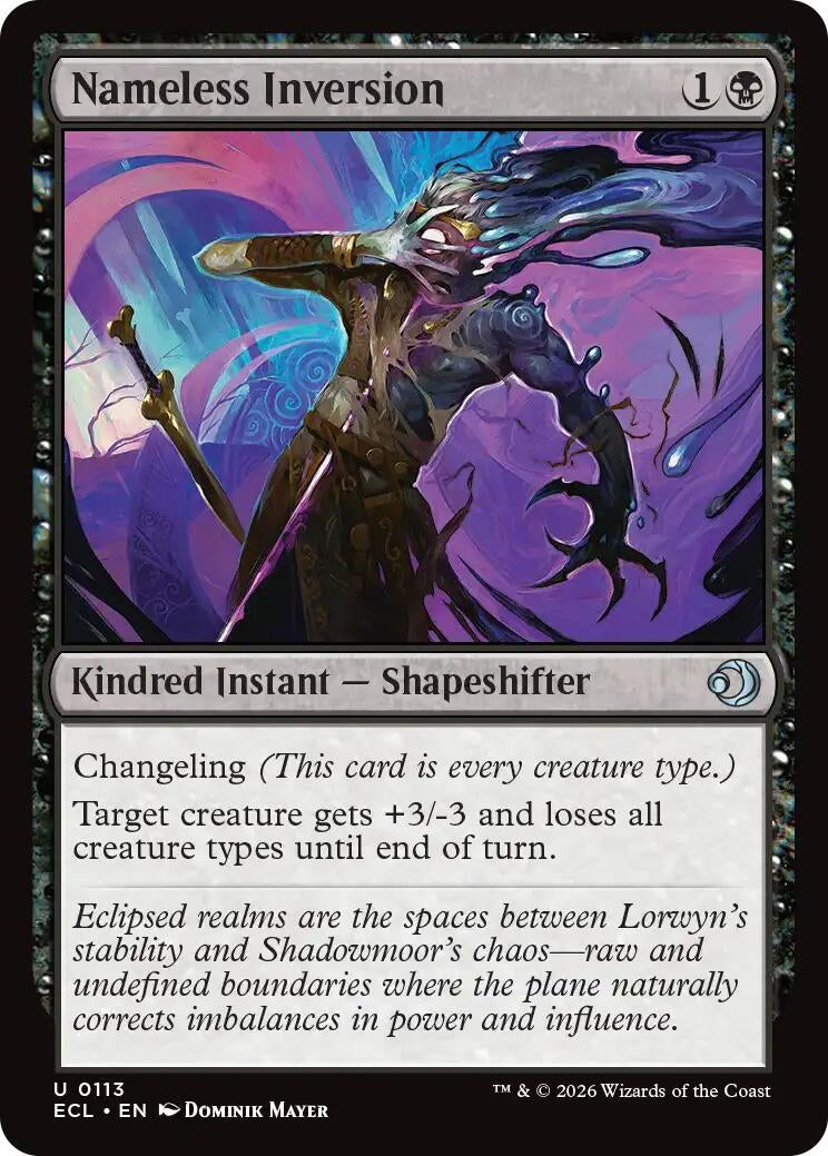 Image for Nameless Inversion (113) (ECL) - Magic: The Gathering