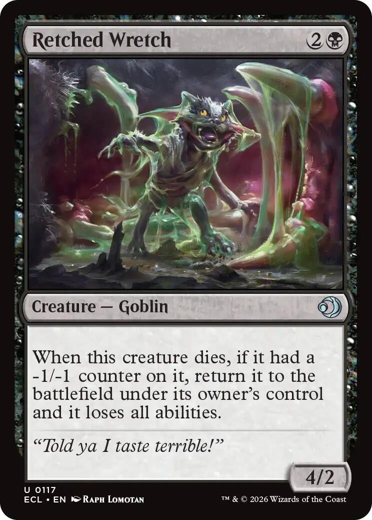 Image for Retched Wretch (117) (ECL) - Magic: The Gathering