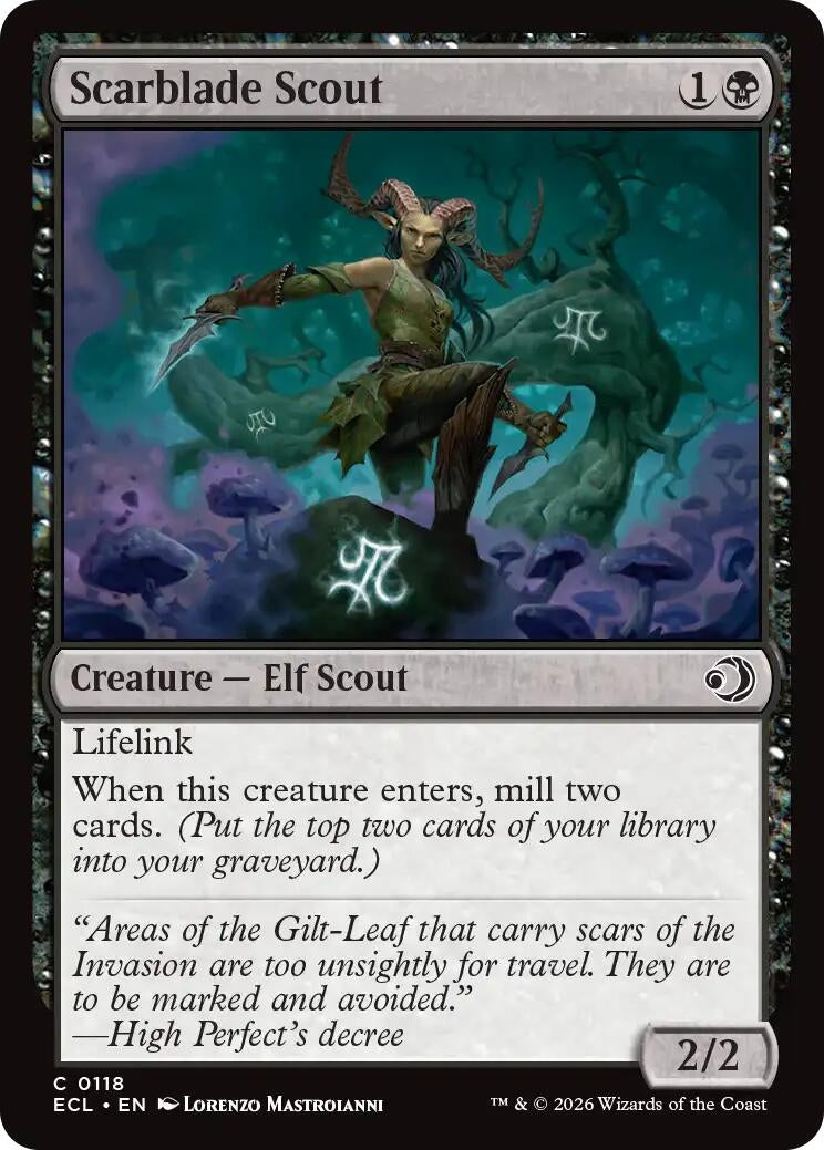 Image for Scarblade Scout (118) (ECL) - Magic: The Gathering