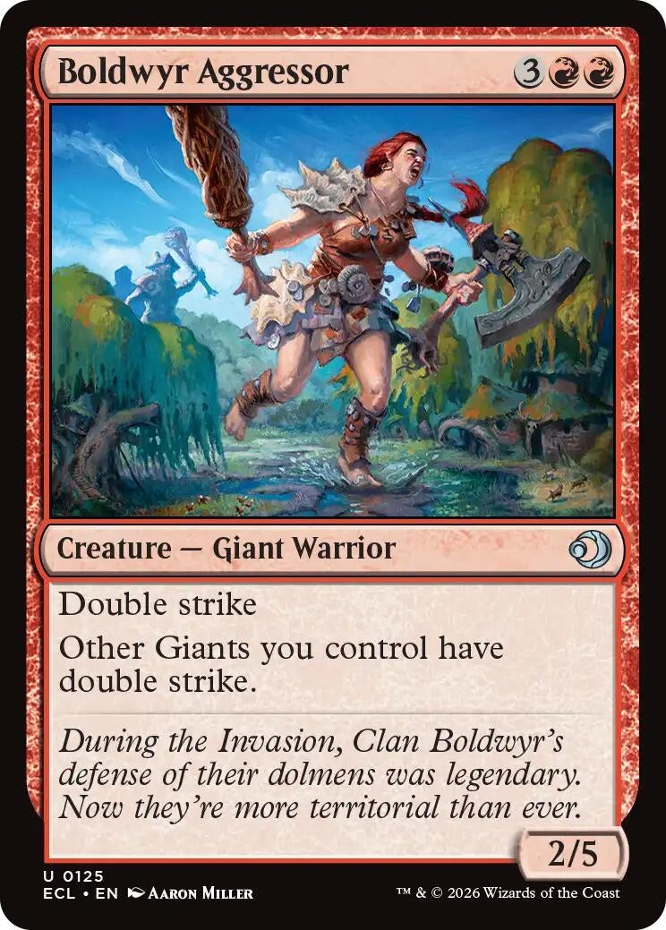 Image for Boldwyr Aggressor (125) (ECL) - Magic: The Gathering