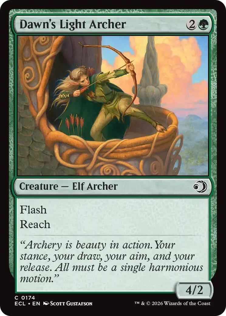 Image for Dawn's Light Archer (174) (ECL) - Magic: The Gathering