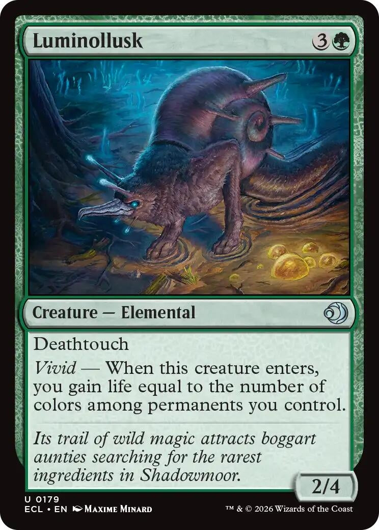 Image for Luminollusk (179) (ECL) - Magic: The Gathering