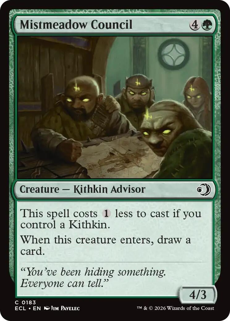 Image for Mistmeadow Council (183) (ECL) - Magic: The Gathering