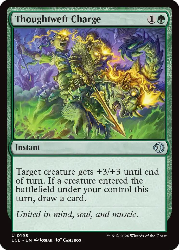 Image for Thoughtweft Charge (198) (ECL) - Magic: The Gathering