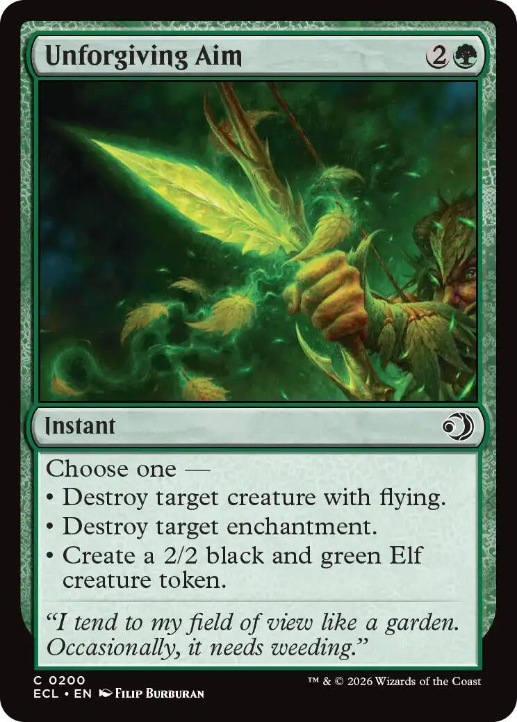 Image for Unforgiving Aim (200) (ECL) - Magic: The Gathering