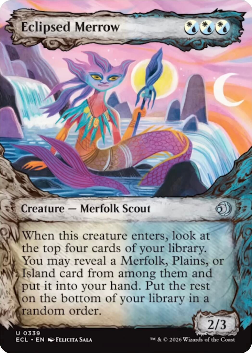 Image for Eclipsed Merrow (Showcase) (339) (ECL) - Magic: The Gathering