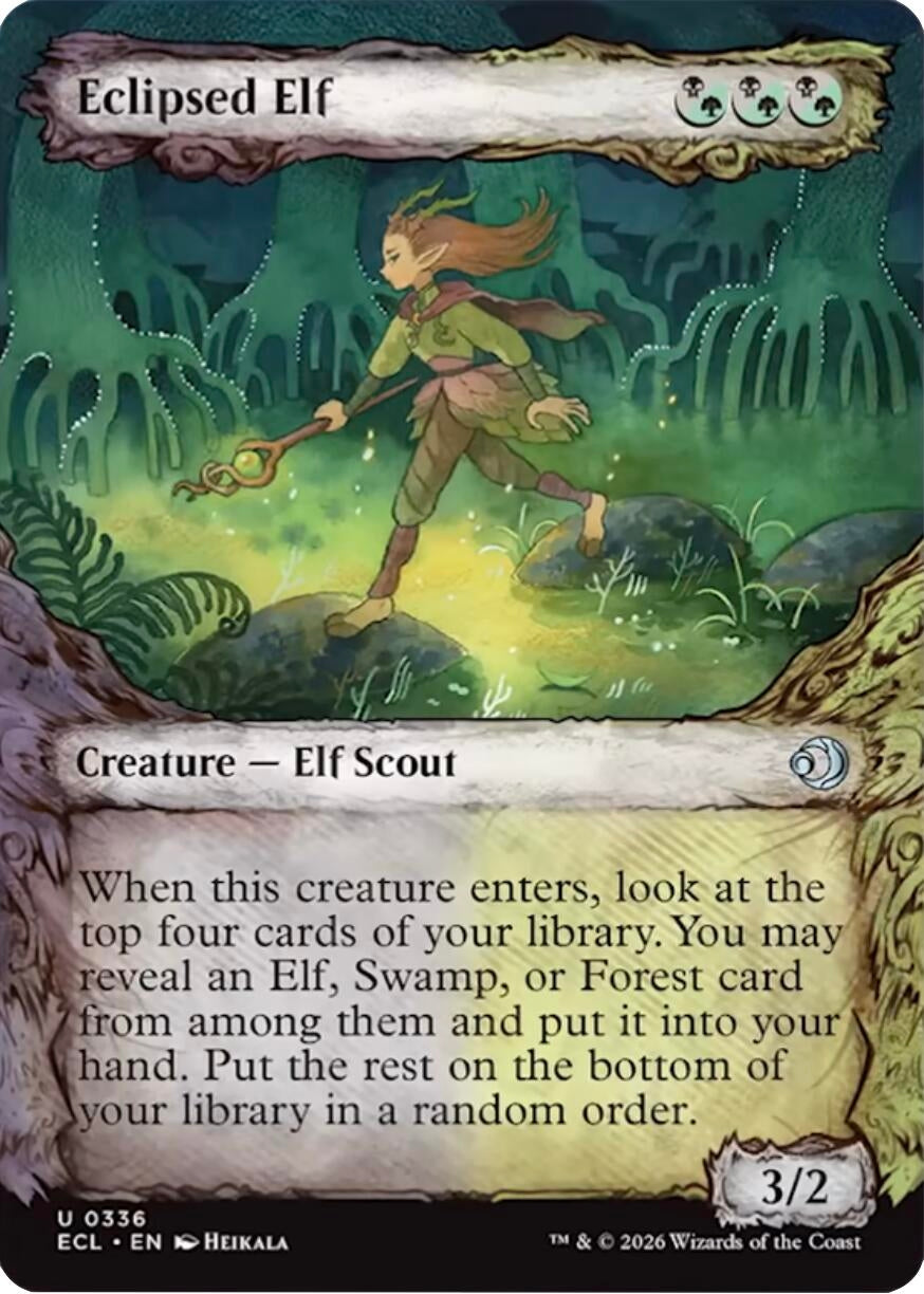 Image for Eclipsed Elf (Showcase) (336) (ECL) - Magic: The Gathering