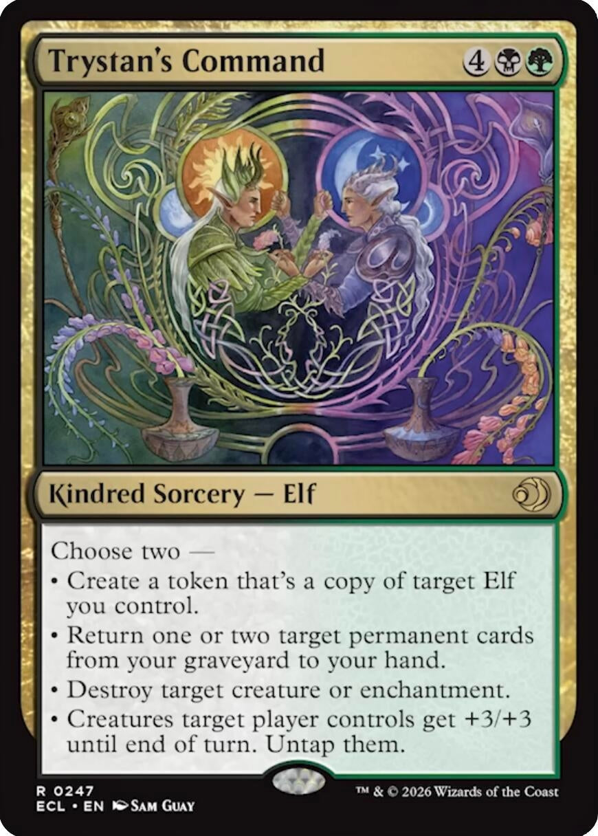 Image for Trystan's Command (247) (ECL) - Magic: The Gathering