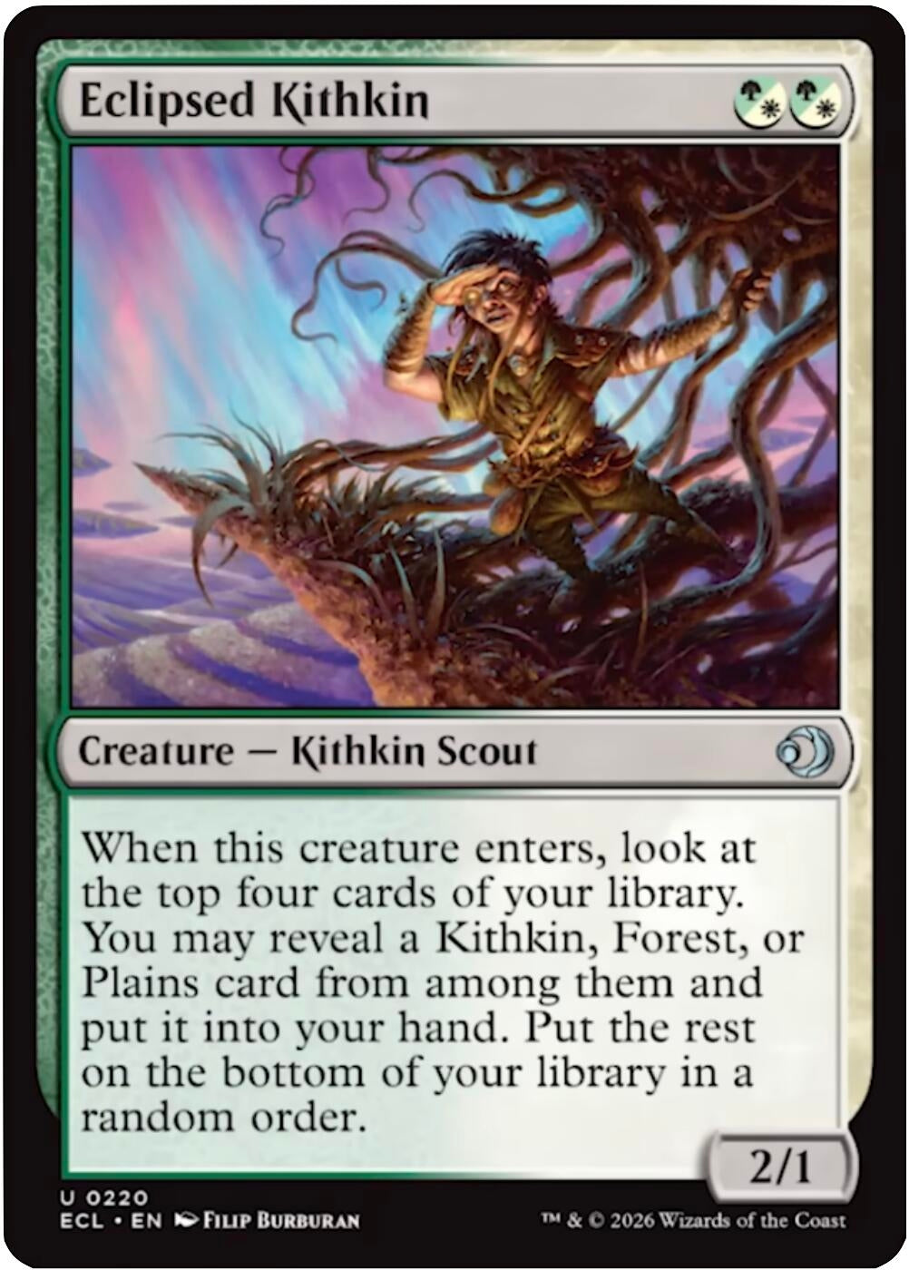 Image for Eclipsed Kithkin (220) (ECL) - Magic: The Gathering