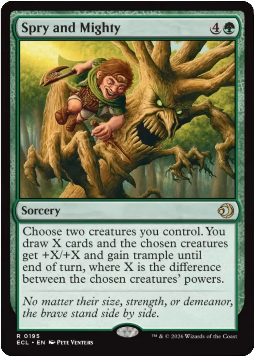 Image for Spry and Mighty (195) (ECL) - Magic: The Gathering