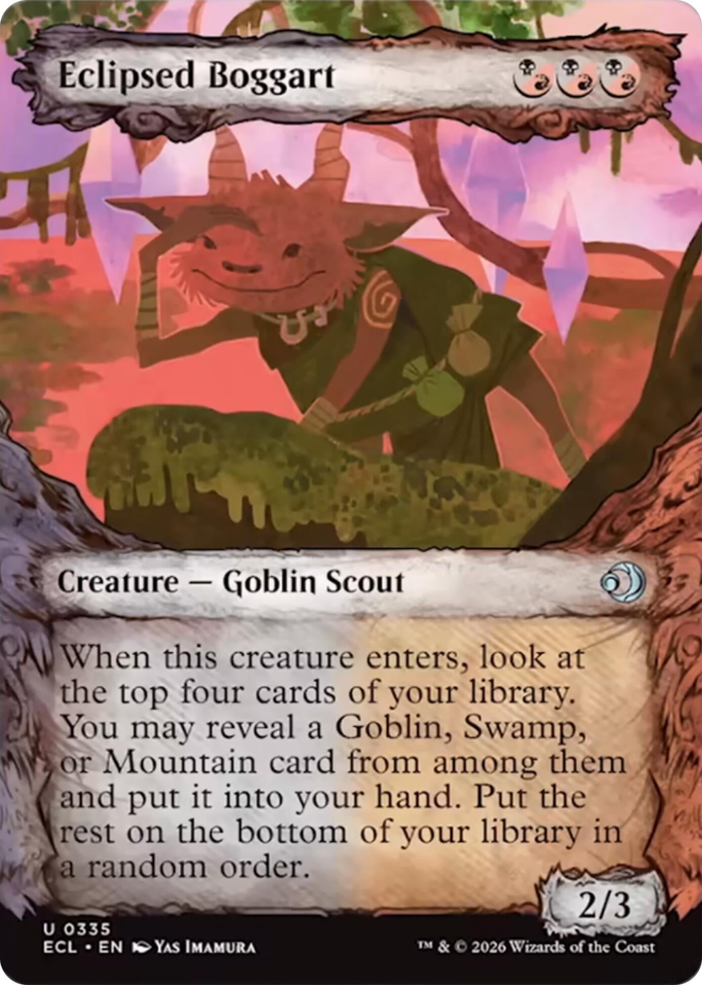 Image for Eclipsed Boggart (Showcase) (335) (ECL) - Magic: The Gathering