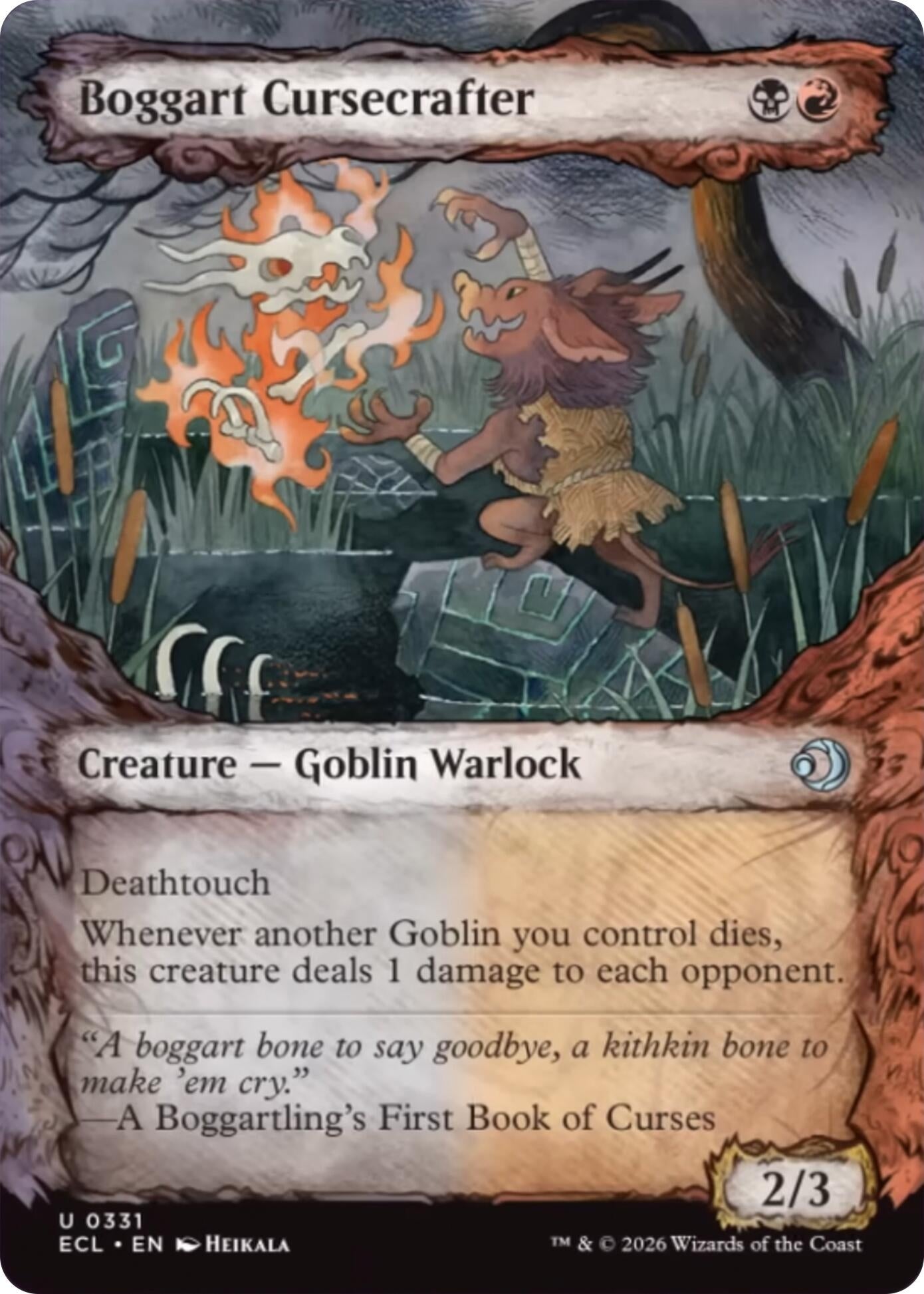 Image for Boggart Cursecrafter (Showcase) (331) (ECL) - Magic: The Gathering