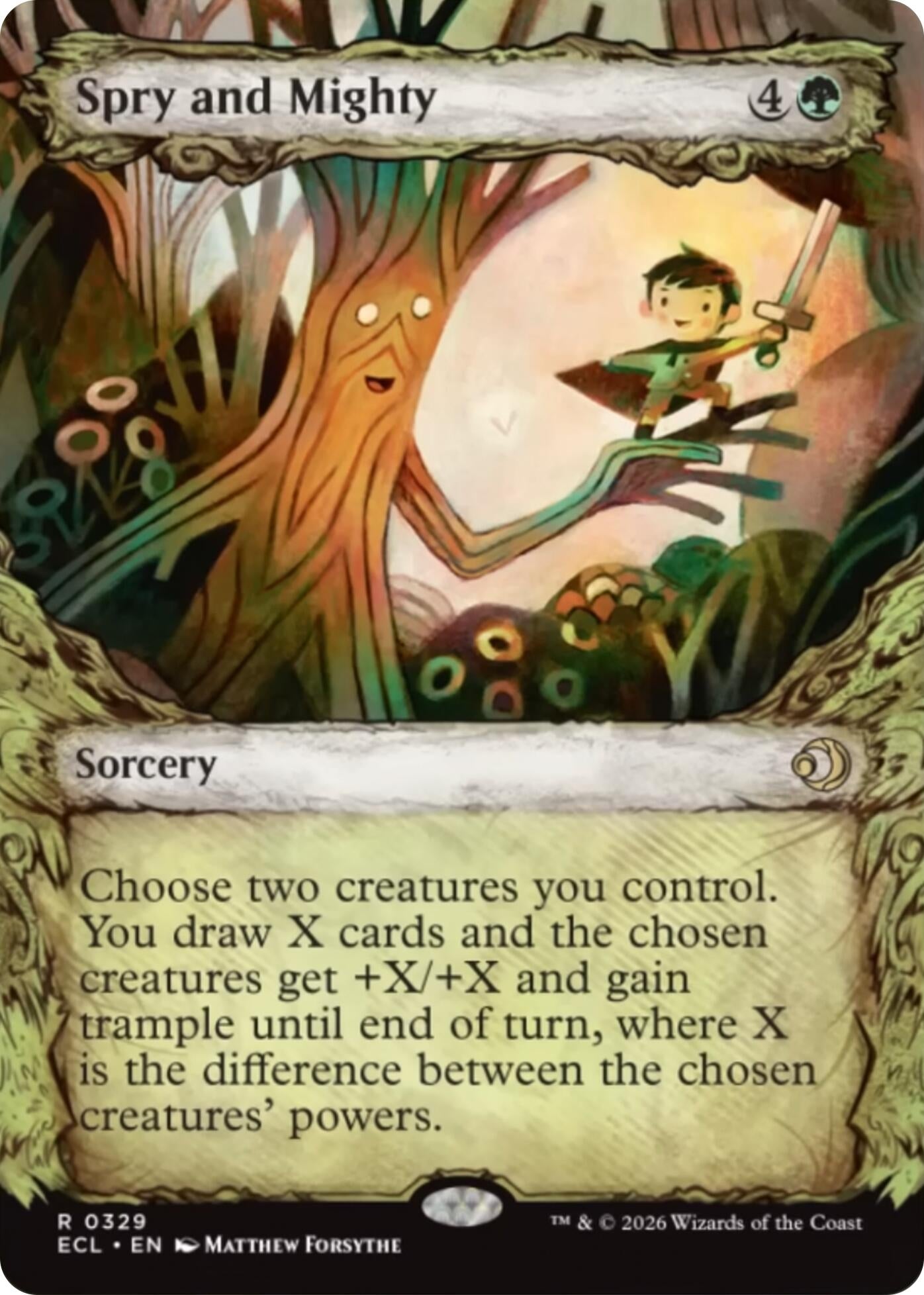 Image for Spry and Mighty (Showcase) (329) (ECL) - Magic: The Gathering