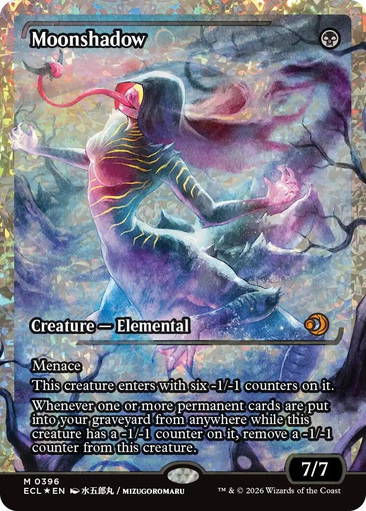 Image for Moonshadow (0396) (Showcase) (Fracture Foil) (396) (ECL) - Magic: The Gathering