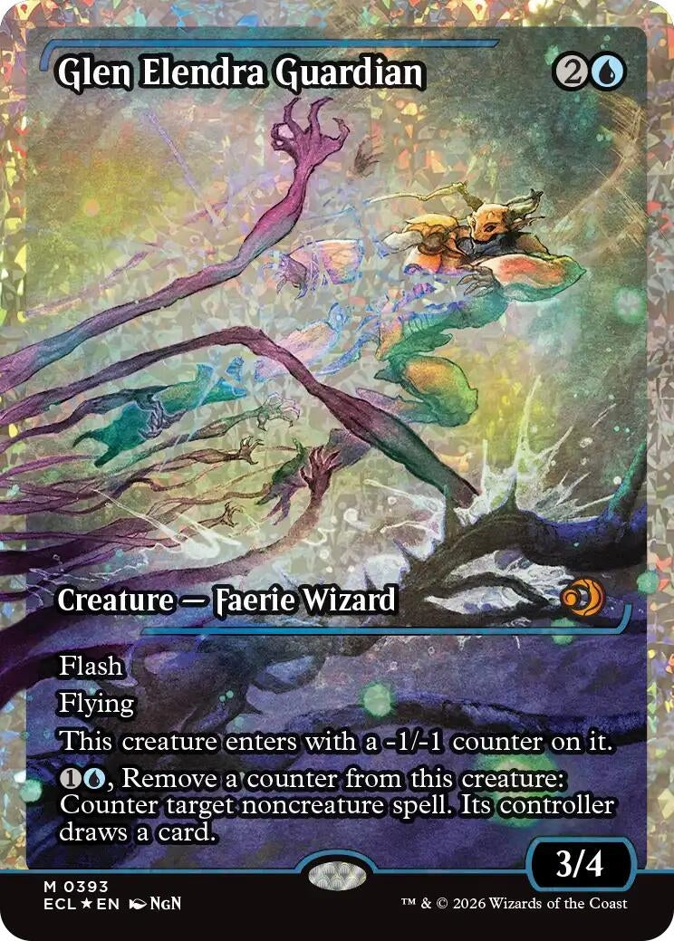 Image for Glen Elendra Guardian (0393) (Showcase) (Fracture Foil) (393) (ECL) - Magic: The Gathering
