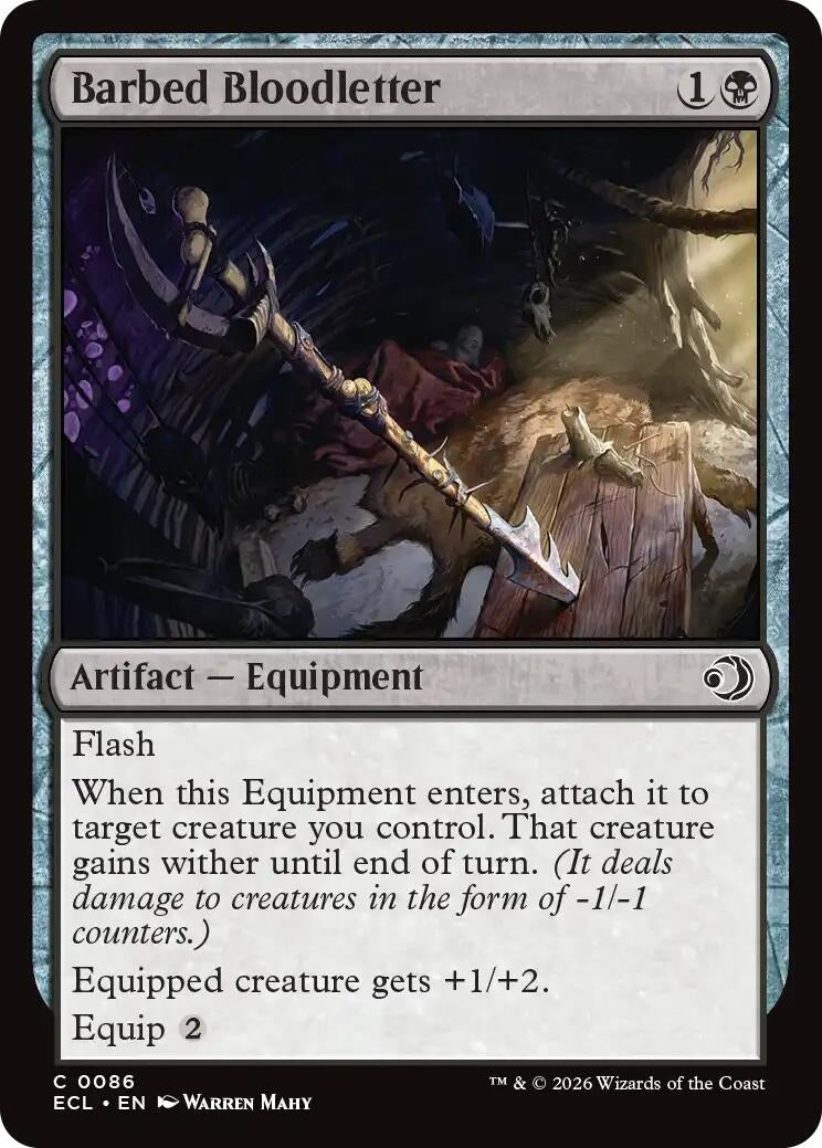 Image for Barbed Bloodletter (86) (ECL) - Magic: The Gathering