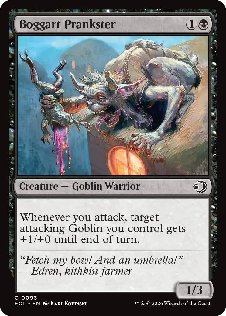 Image for Boggart Prankster (93) (ECL) - Magic: The Gathering