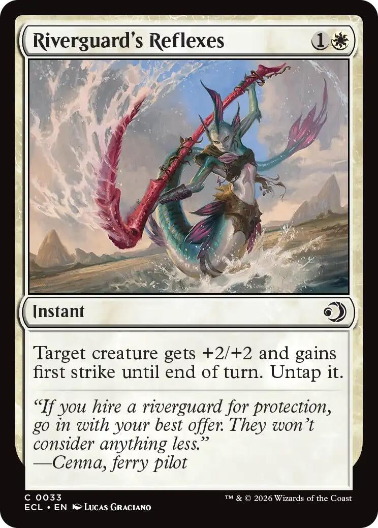 Image for Riverguard's Reflexes (33) (ECL) - Magic: The Gathering