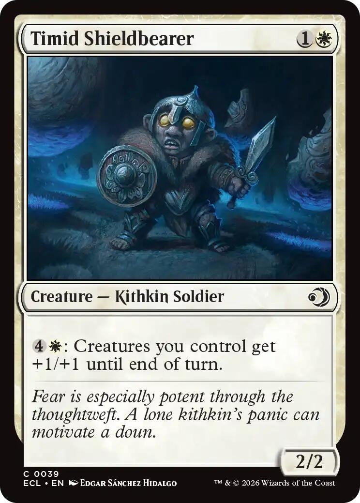 Image for Timid Shieldbearer (39) (ECL) - Magic: The Gathering