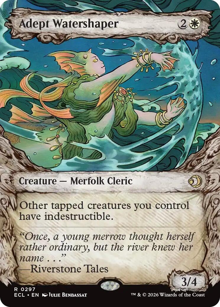 Image for Adept Watershaper (Showcase) (297) (ECL) - Magic: The Gathering