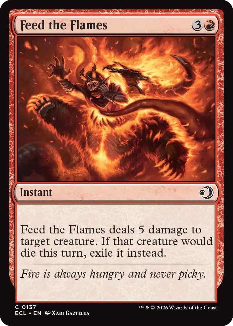 Image for Feed the Flames (137) (ECL) - Magic: The Gathering
