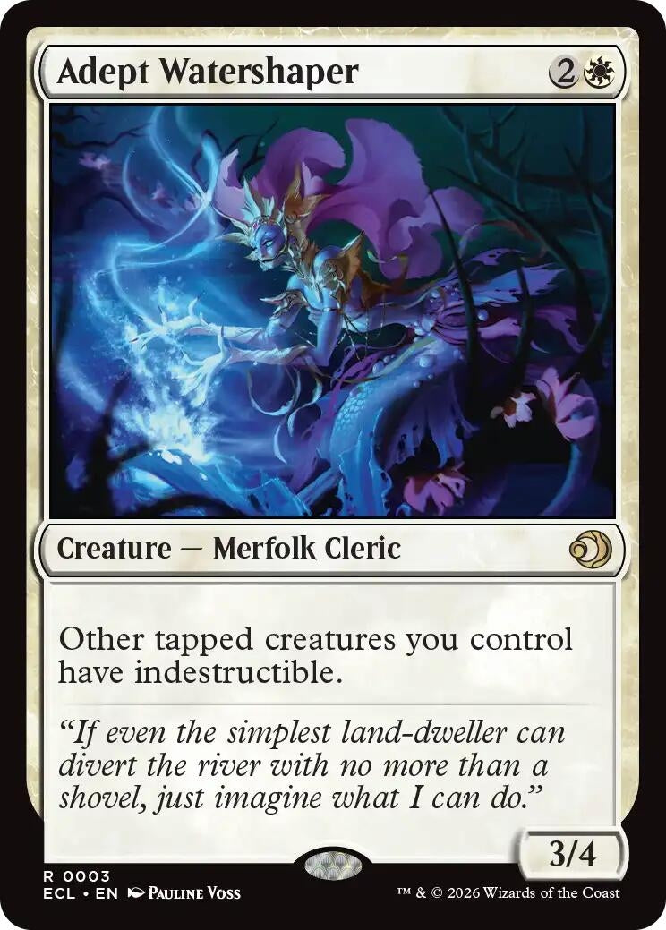 Image for Adept Watershaper (3) (ECL) - Magic: The Gathering
