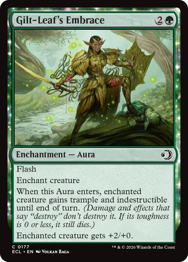 Image for Gilt-Leaf's Embrace (177) (ECL) - Magic: The Gathering