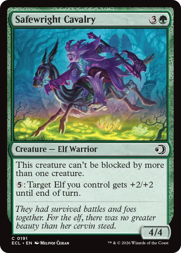 Image for Safewright Cavalry (191) (ECL) - Magic: The Gathering