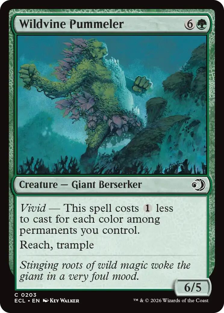 Image for Wildvine Pummeler (203) (ECL) - Magic: The Gathering