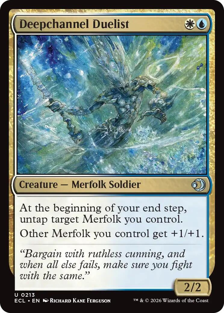Image for Deepchannel Duelist (213) (ECL) - Magic: The Gathering