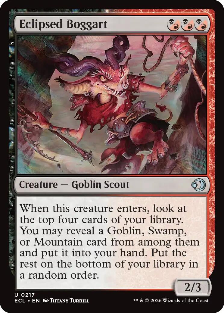 Image for Eclipsed Boggart (217) (ECL) - Magic: The Gathering