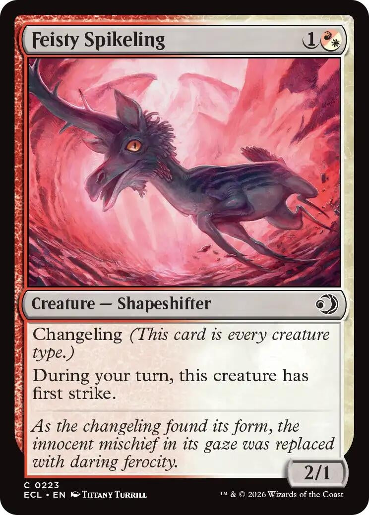 Image for Feisty Spikeling (223) (ECL) - Magic: The Gathering